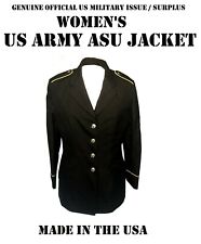 WOMEN'S 10WP US ARMY MILITARY SERVICE DRESS BLUE BLUES ASU UNIFORM COAT JACKET picture