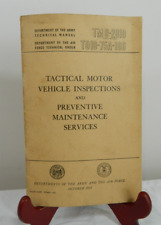 US Dept Army 1953 Korean War Air Force Tech Book TM9-2810 Tactical Motor Vehicle picture