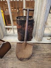 WW1 era US Military M-1910 T-Handled Shovel Entrenching E-Tool Stamped 