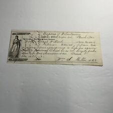 1865 Civil War Document  picture