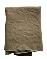 WW2 US Army Wool Field Blanket 1942 Olive Drab Original Label picture