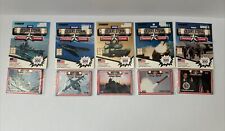 Desert Storm Series 1 #8701-8705 Ships/Aircraft Armor/Weapons/Troops Cards Set picture