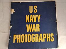 US Navy War Photographs Pearl Harbor to Tokyo Harbor B&W Card Bound 108pp.. picture