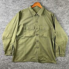 Vintage Military Utility Shirt Durable Press OG 507 Size XL picture