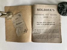 WWI US ARMY SOLDIERS INDIVIDUAL PAY RECORD BOOK Co G 362nd Rgt 91st Infantry Div picture