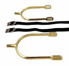 🌟US Army Gold Cavalry Trooper Combat Spurs & Straps, POW Order of the Spur picture