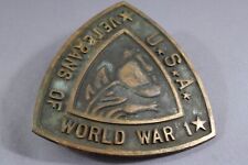 USA US Veterans of WW1 WWI Plaque Metal picture