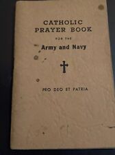 1917 Catholic Prayer Book Army Navy WWI Soldier Armed Forces Vtg Military picture