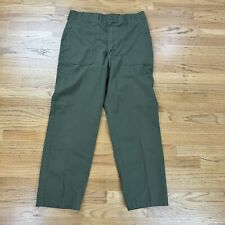 Vtg Military Trousers Utility Durable Press OG-507 Pants Olive Green 36x30 #4 picture