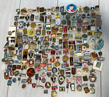 100% ORIGINAL Soviet badges of various themes. 215 USSR badges in one lot picture