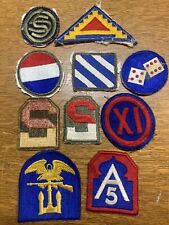 WW2 Lot Patches UNIQUE Backings Rare Old Timers Collection Rare picture
