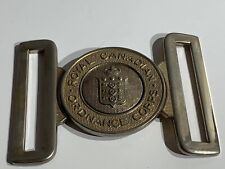 Royal Canadian Ordnance Corps Army Webbing Belt Buckle Military Forces Scully picture