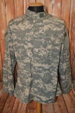 US Military Men's Digital Pixel Pattern Full Zipper Light Jacket Sz M Long picture