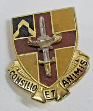 Rare Vintage Consilio ET Animis Military Pin Made In USA #EL-25 picture