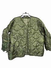 Military M65 Cold Weather Coat Liner Field Jacket Large Liner Only picture