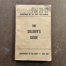 1952 The Soldier's Guide FM 21-13, U.S. Army Field Manual picture
