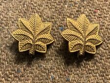 WWII ( Pre war ) US Army USAAF Major Oakleaves ~ Matched Pair ~ Unknown Maker picture