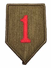 US Army Patch 1st Infantry Division Military Embroidered Badge Insignia Emblem picture