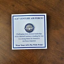 Air Force Association AFA Enamel Lapel Tack Pin Mitchell Institute Carded New picture
