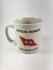 Maine Army National Guard Rare Adjutant VINTAGE Two Star Club Coffee Mug Cup picture