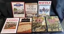 Seven Civil War Books: Including Antietam, Ft. Sumter, Andersonville, Cannons, + picture