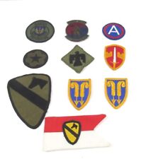 Military Patches Lot of 10 US Army USAF Korea Vietnam Desert Storm Used/New picture