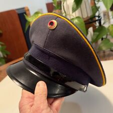 Vintage Military Army Navy Russian Soviet Union USSR Officers Parade Cap Hat picture