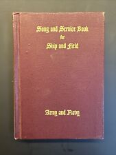 (1942) Song & Service Book for Ship and Field Army Navy World War II Vintage HC picture