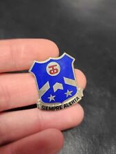 WWII US Army infantry regiment theatter made Dui crest pin picture