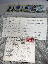 1943 McDill Field PVT WWII Letter, Discusses Income Tax: Florida Army Letterhead picture