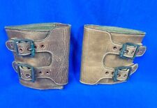 Original US Army M-1943 Double Buckle Boots Leather Upper Tops picture