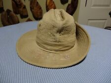 FRENCH ARMY FOREIGN LEGION  INDOCHINA BUSH HAT NEW OLD STOCK Sz LARGE  7 3/8ish picture