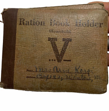 Lot of WWII Ration Books and Ration Book Holder V picture