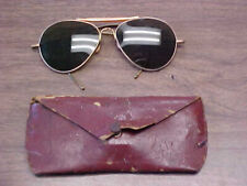WW2 US Army Air Force Aviator Sun Glasses With Case picture
