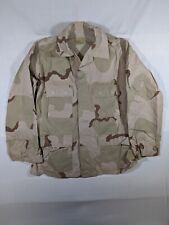 US Army Coat Desert Camouflage Combat Mens Large Button Long Sleeve picture