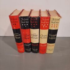 Winston S. Churchill The Second World War (2-6 Lot 1948-1953 Hardcover) Houghton picture