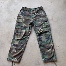 Military Pants Medium Short Woodland Camo Combat Trousers M81 Cargo Baggy Army picture