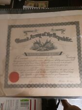 potomac civil war document RARE DOCUMENT  picture