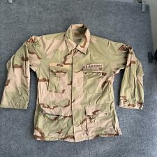 Vintage USGI Desert Camouflage Combat Coat Medium Regular Shirt Button Front 90s picture