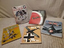 HELLCAT ~ Zero ~ STUKA ~ WWII Aircraft Books Lot of 5 w/ Huge Color Fold Outs picture