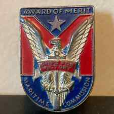 US WW2 Homefront Small USN Navy Ships For Victory Award Of Merit Pin. AE Co W84 picture