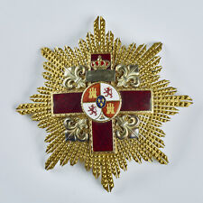 Spain Order of Military Merit Gold CROS STAR RED DESIGNATION Spanish ALFONSOXIII picture