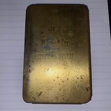 Antique/Vintage WWII Metal Cover Heart Shield Soldiers Pocket Bible. picture