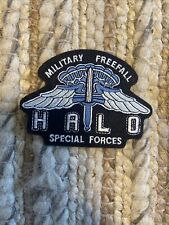 US ARMY SPECIAL FORCES  MILITARY FREEFALL HALO  PATCH picture