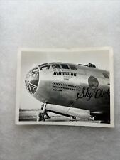 WW2 US Army Air Corps Nose Art “Sky Chief” Plane Photo (V101 picture