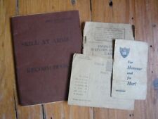 4x WW1 & 2 Skill At arms Record 1944 + Postcard 1917 + Care Vehicles + Honour picture