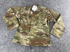 US Army Combat Jacket Mens Small Short Green Camouflage Coat Military A14 picture
