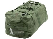 US Military IMPROVED DUFFEL BAG ZIPPER Flight Travel Camping NO WRITING NO PAINT picture