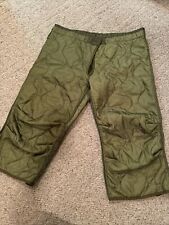 US ARMY Military Insulated Thermal Hunting TROUSER PANTS LINER LSR Short And Reg picture