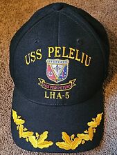 USS Peleliu LHA-5 Vintage Officers Ship Ball Cap Made in USA picture
